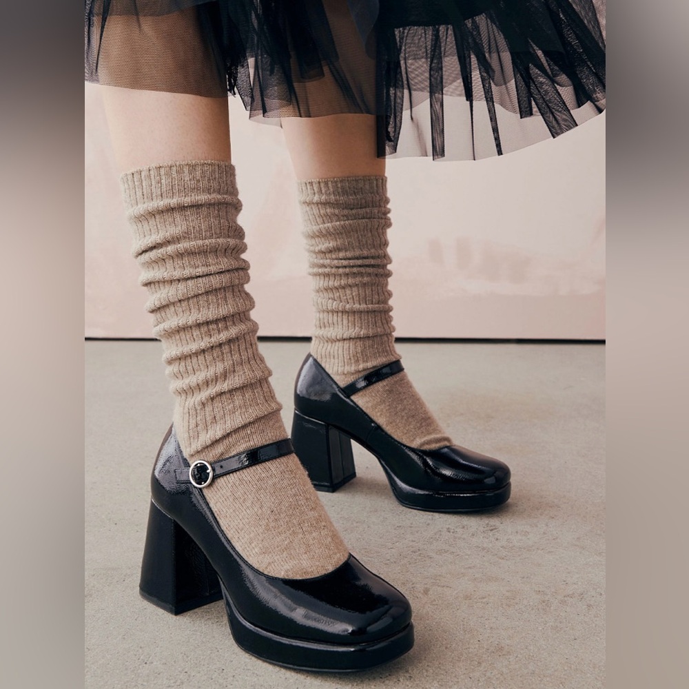 Steve Madden Mingle Mary Jane block heel platform heels